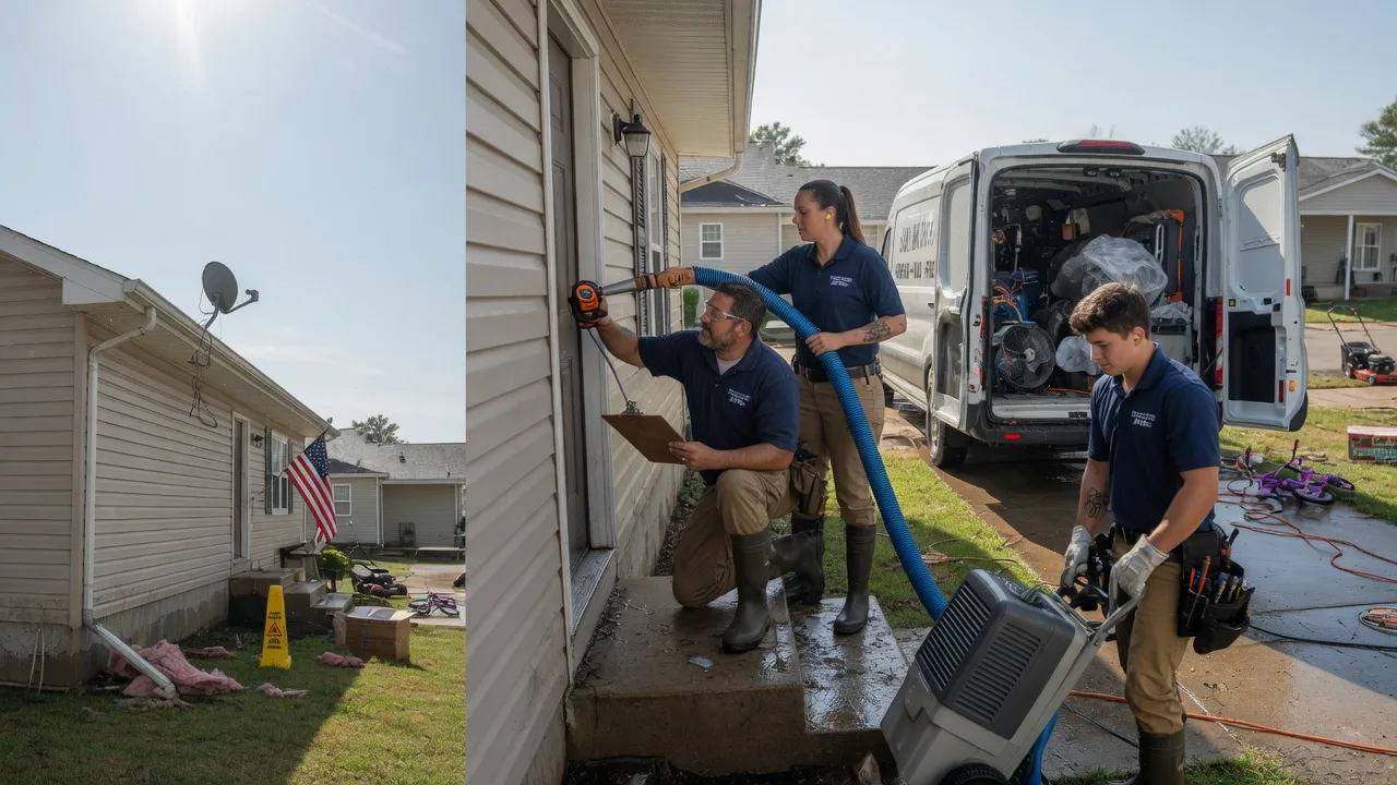 Ceiling Water Damage Restoration in Meadow, SD near me